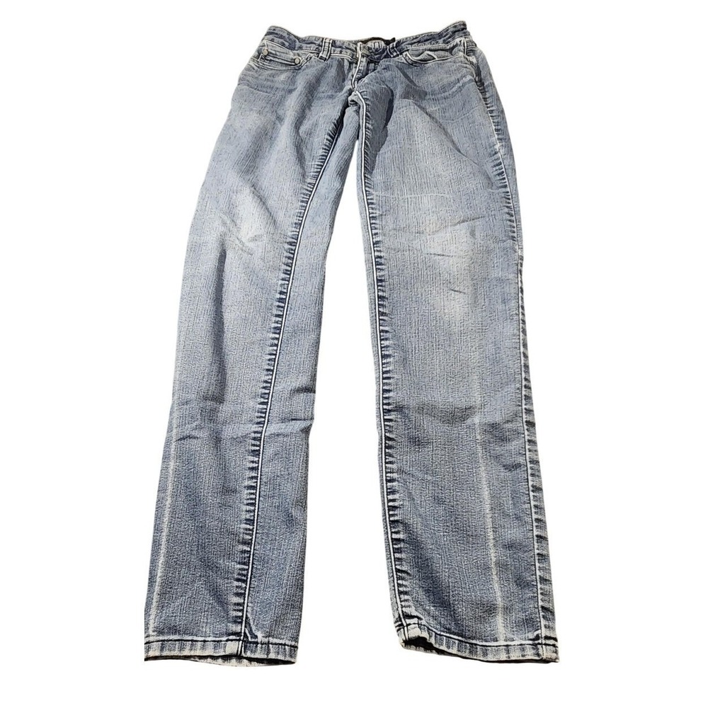 PrAna Jeans Womens 2/26 Blue Light Wash Straight Leg Mid Rise‎ Denim Pants